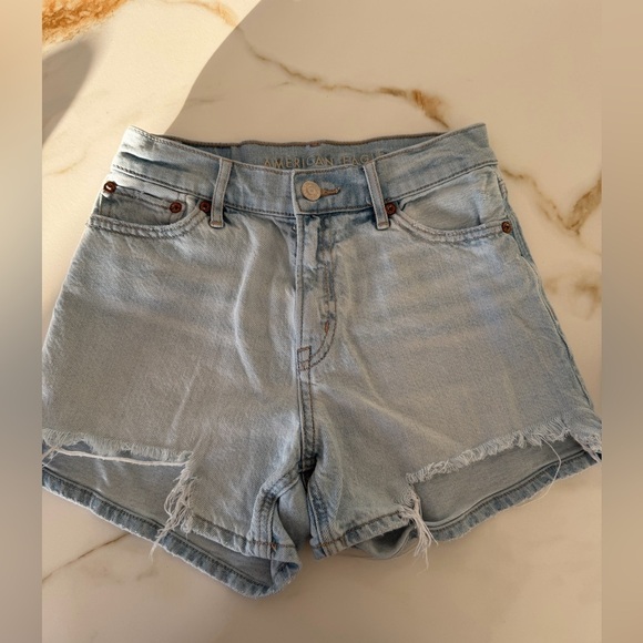 American Eagle Outfitters Pants - American Eagle Outfitters Light Wash Jean Shorts 000